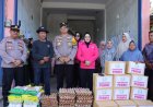 Polres Pasaman dan Bhayangkari Serahkan Bantuan untuk Warga Terdampak Bencana di Bonjol