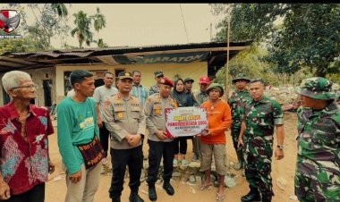 Sinergi TNI–Polri, Pamor Persada 2000 Salurkan 250 Paket Sembako untuk Korban Bencana di Padang