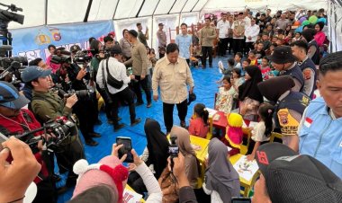Pengamanan VVIP Berjalan Sukses, Polda Sumbar dan Polres Agam Kawal Kunjungan Presiden Prabowo ke Lokasi Banjir Bandang Palembayan
