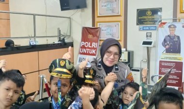 Polresta Bukittinggi Perkuat Edukasi Anak Lewat Program Polisi Sahabat Anak